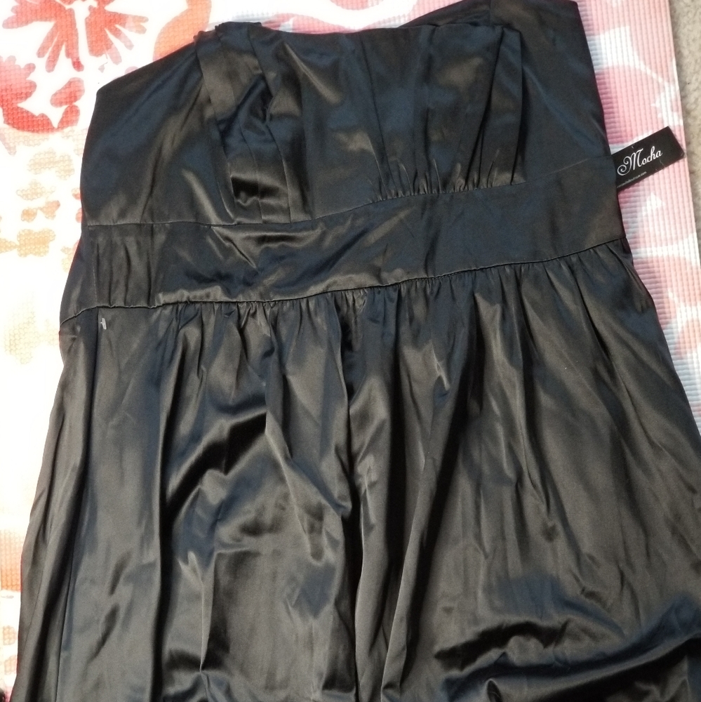 Black Satin Dress